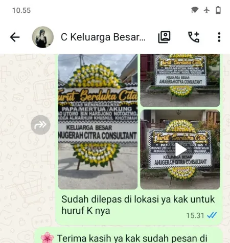 Pengiriman Papan Bunga Duka Tengaran